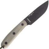 ESEE Model 4HM-B bushcraft knife Modified Handle, leather sheath USA-svetnozov.sk